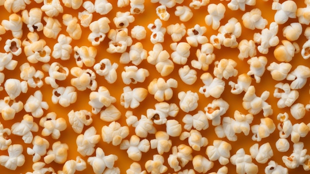 Photo popcorn texture background neural network ai generated