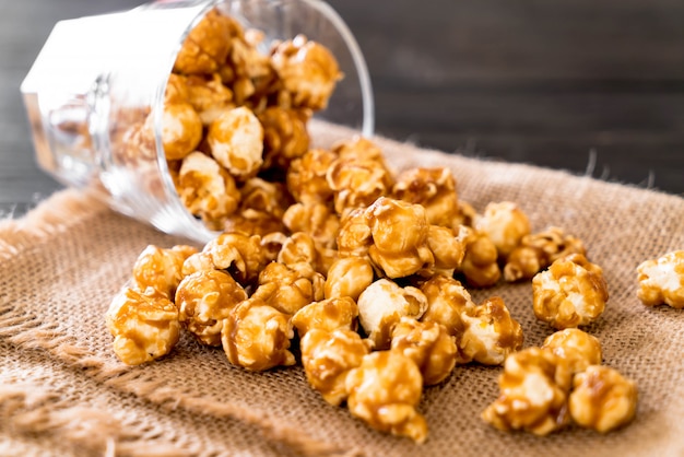 popcorn with caramel