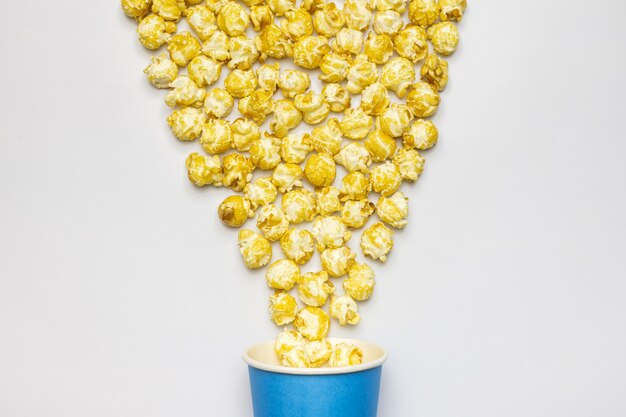 Popcorn zoete concept