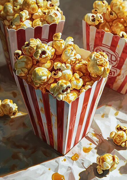 Photo popcorns ai created