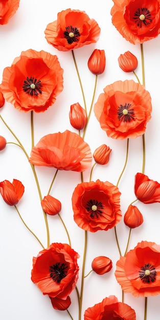 Poppy day memory of all the soldiers who died in wars involving great britain generative ai