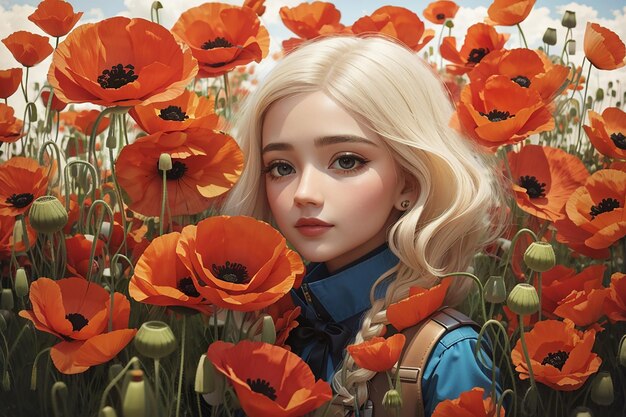 Poppy flowers