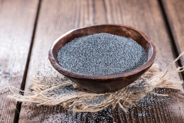 Poppyseed in a bowl