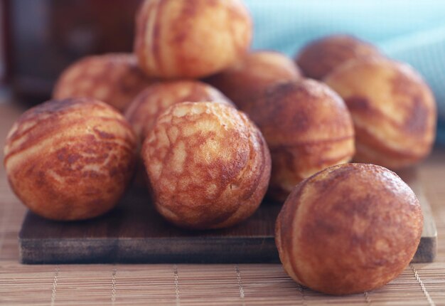 Фото Популярные блинчики dansih или aebleskiver