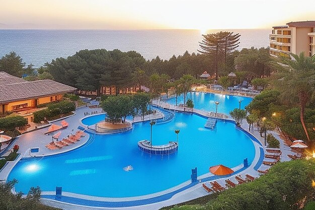 The popular resort amara dolce vita luxury hotel with pools and water parks and recreational