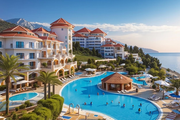 The popular resort amara dolce vita luxury hotel with pools and water parks and recreational