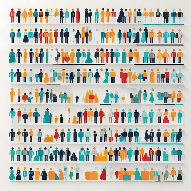 Photo population demographics mapping