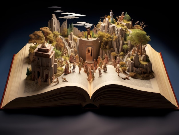 Popup Bible book beautiful paper art