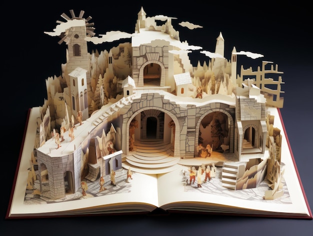 Popup Bible book beautiful paper art