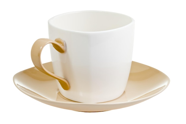 Porcelain cup with saucer