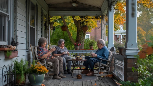 Porch Gatherings Friendship Tea on a Sunny Day