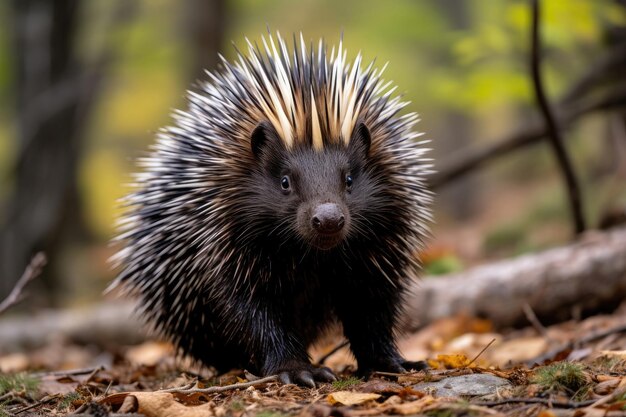 Porcupine in the wild