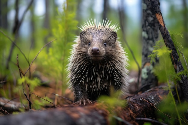 Porcupine in the wild