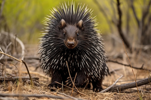 Porcupine in the wild