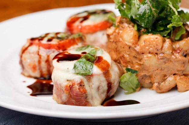 pork medallions with sauce