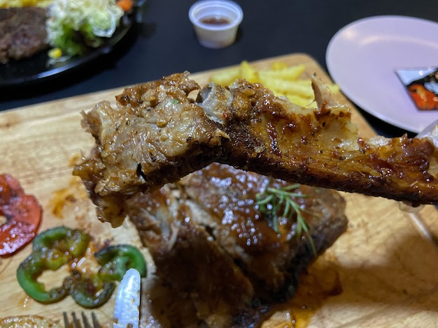 Pork Ribs Grill in thailand