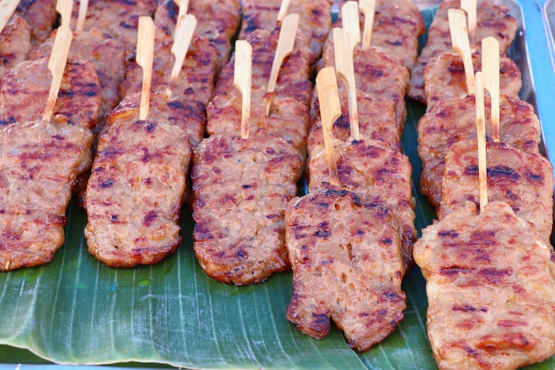 pork roast on street food