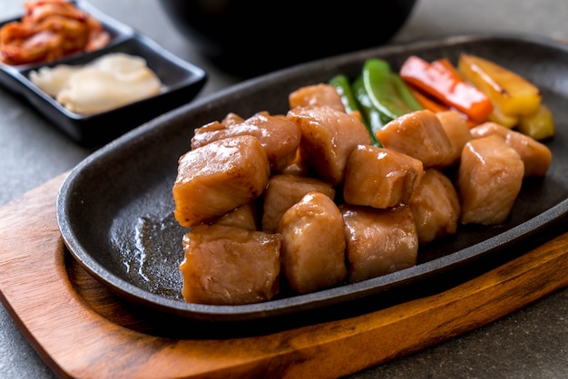 стейк из свинины по-японски