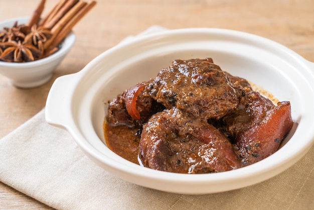 pork stew with herb