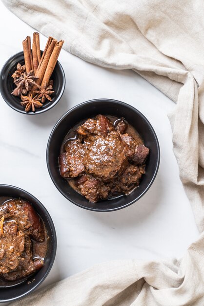 pork stew with herb