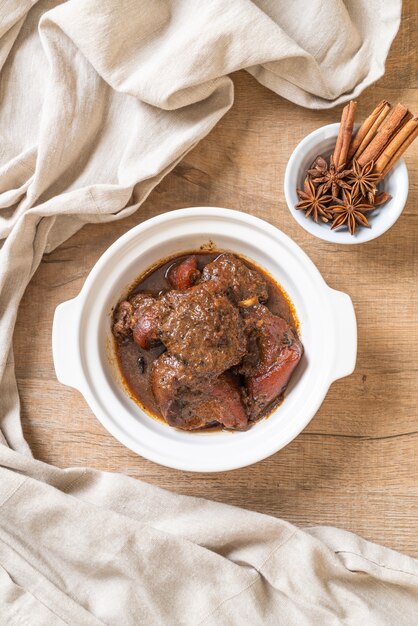 pork stew with herb