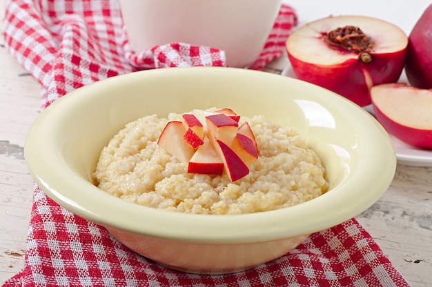 Porridge in a bowl