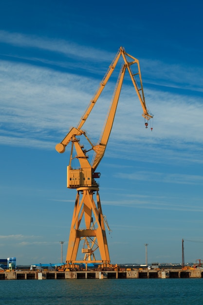 Port derrick, Cadiz, Spain