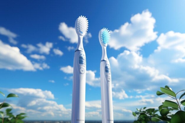 The portable electric toothbrush