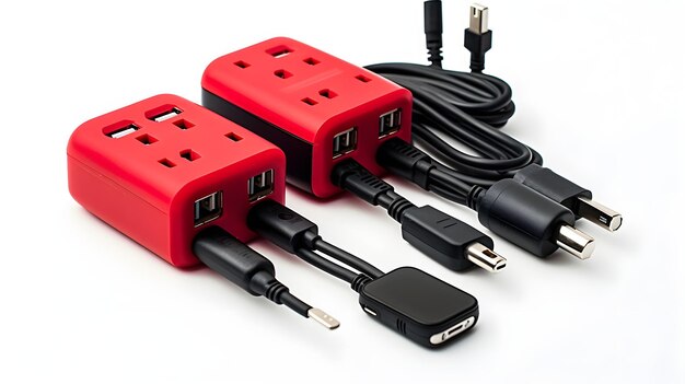 Portable phone charger and travel adapter