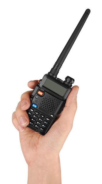 Photo portable radio transceiver