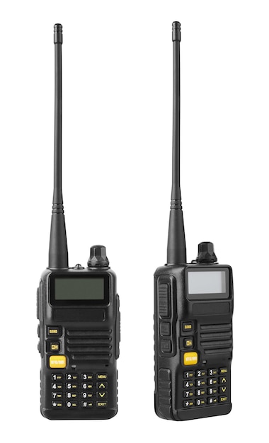 Photo portable radio transceiver