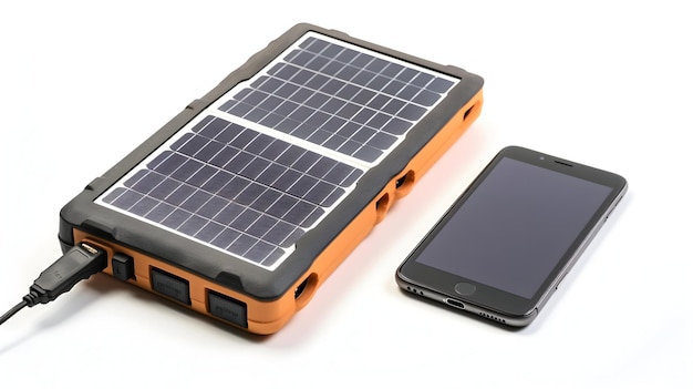 Portable solar charger and power bank