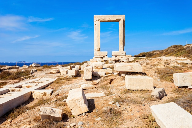 Portara Palatia op het eiland Naxos