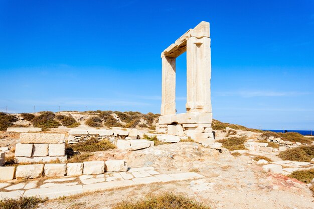 Portara Palatia op het eiland Naxos