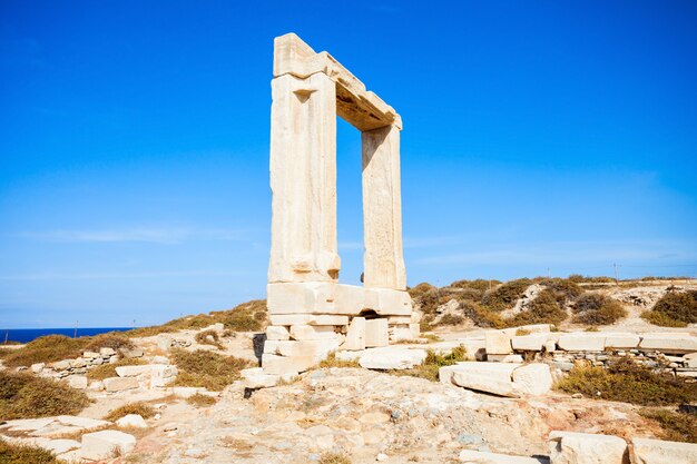 Portara Palatia op het eiland Naxos