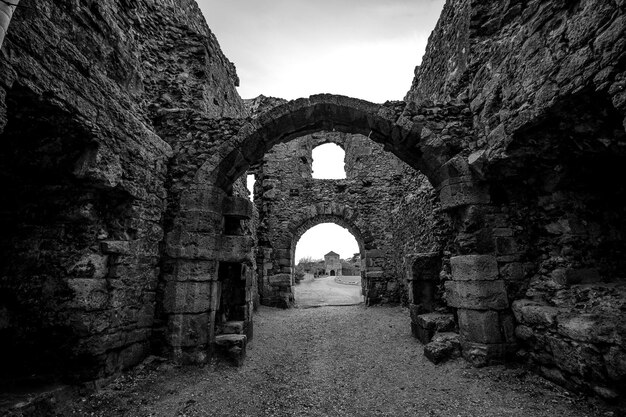 Foto il castello di portchester contro il cielo