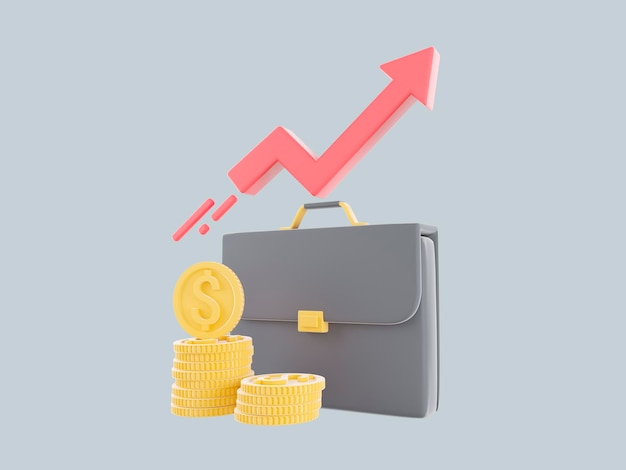 Portfolio income d icons related to business investment trade services investment strategy and finan...