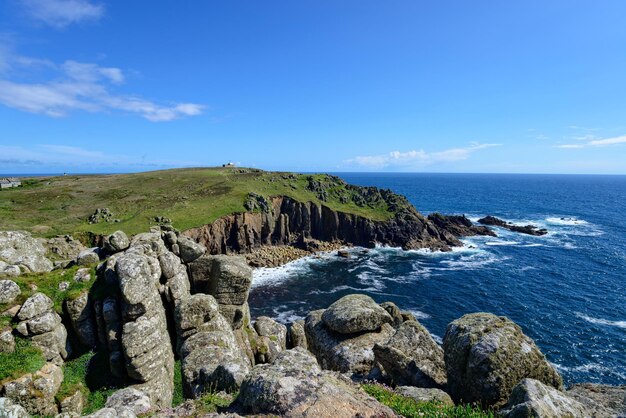 Porth Loe on the Cornwall Coast