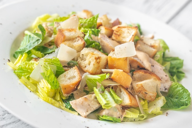 Portie caesarsalade