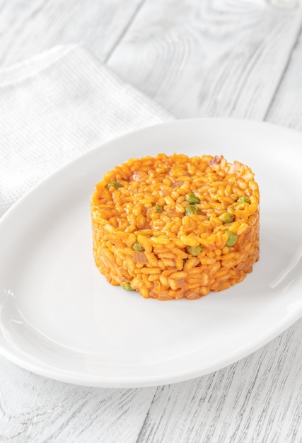 Portie chorizo risotto