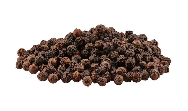 Portion of black peppercorns