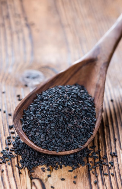 portion of black sesame