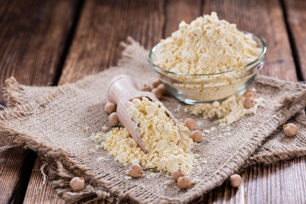 Portion of Chick Pea Flour