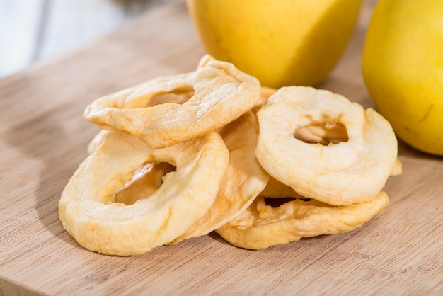 Portion of dried Apples