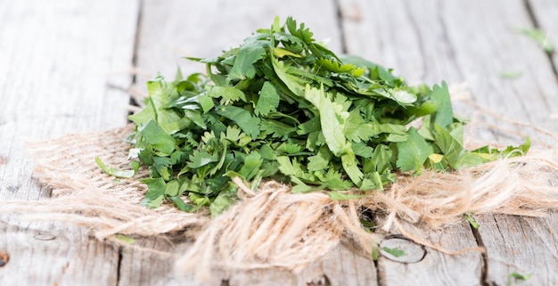 Portion of fresh Cilantro