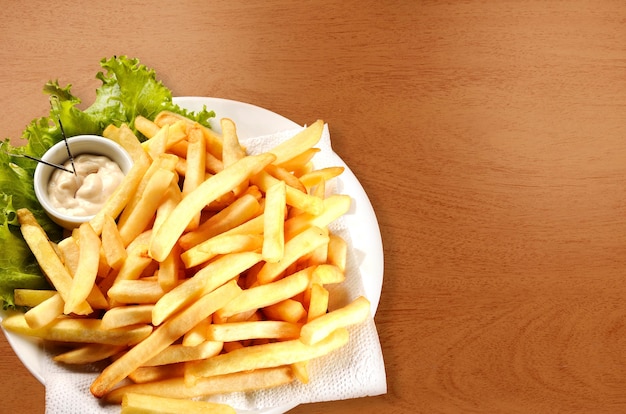 Photo portion of fries