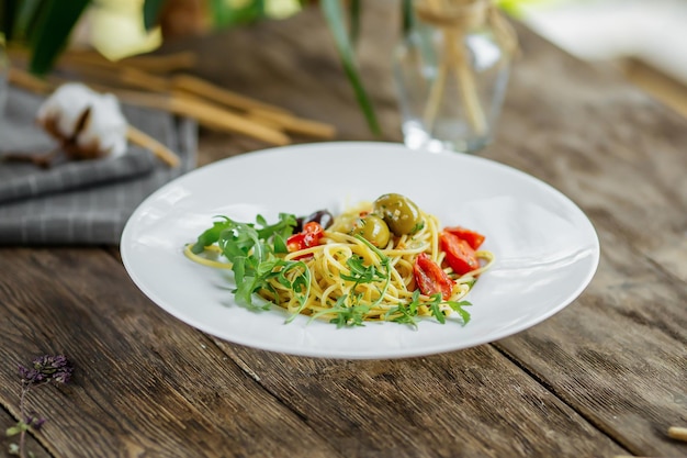 イタリアのスパゲッティパスタの一部