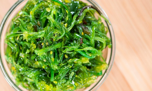 Photo portion of kelp salad