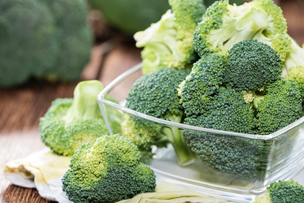 Portion of Raw Broccoli