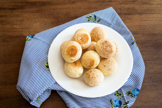 Portion of small cheese breads